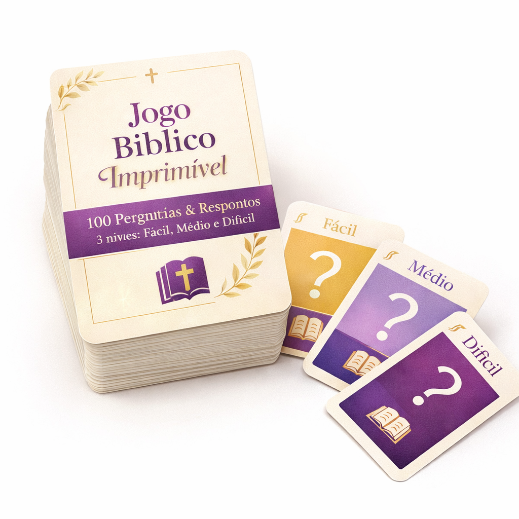 Jogo Bíblico Imprimível